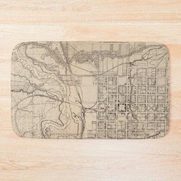 Item preview, Vintage Map of Ogden UT (1877) designed and sold by BravuraMedia.