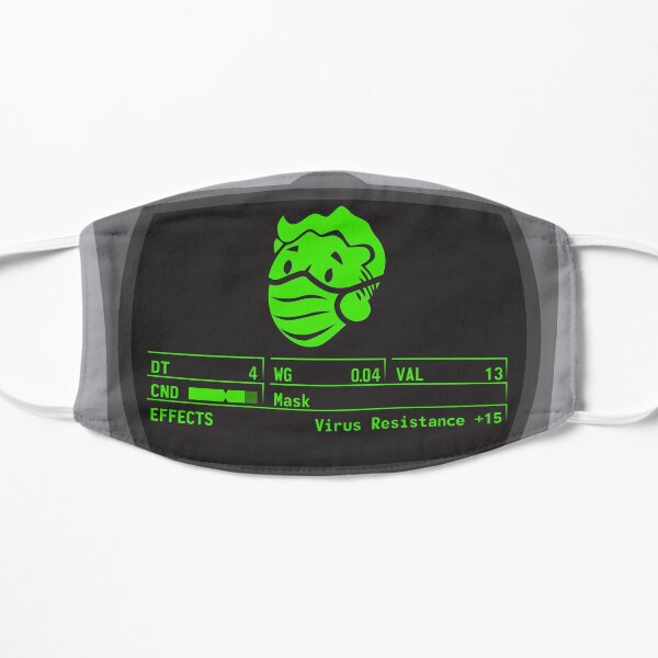 Green Pip Boy Mask Mask