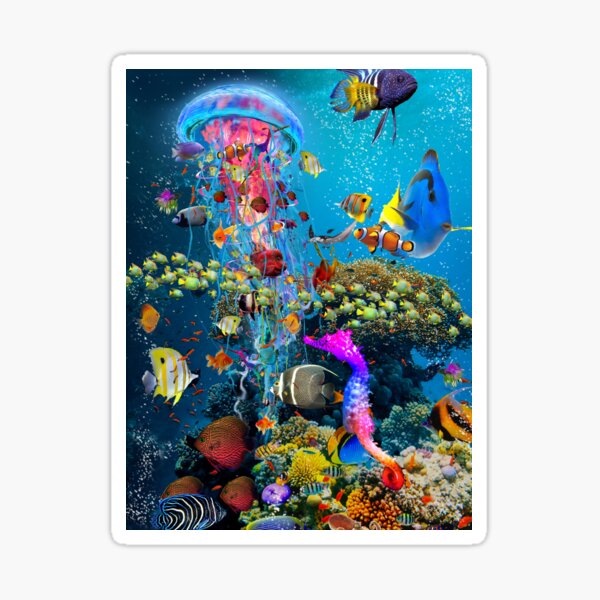 Item preview, Jellyfish Reef designed and sold by DavidLoblaw.