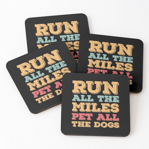Item preview, Run All The Miles Pet All The Dogs Funny Marathon Running designed and sold by T-Junkie.