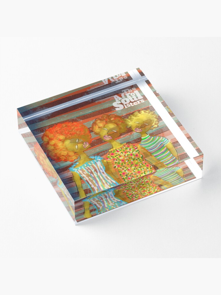 Alternate view of The AfroSoul Sisters Acrylic Block