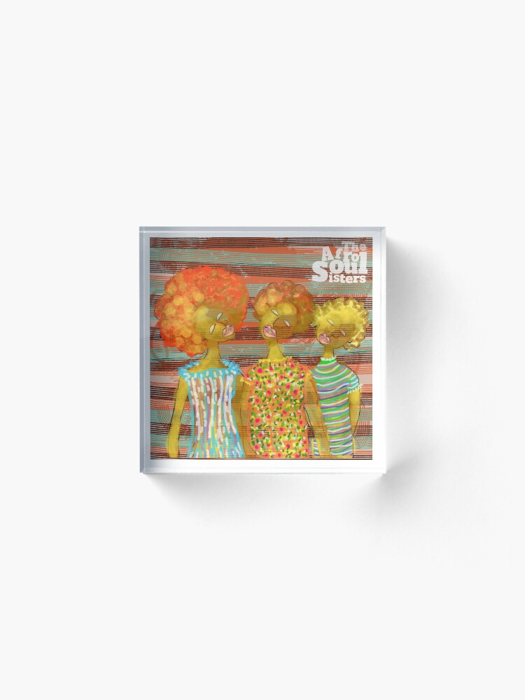 Alternate view of The AfroSoul Sisters Acrylic Block