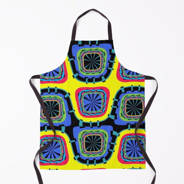 Item preview, Patchwork - Abstract Geometric Yellow Blue Red Quilt Pattern designed and sold by Pam Blackstone.