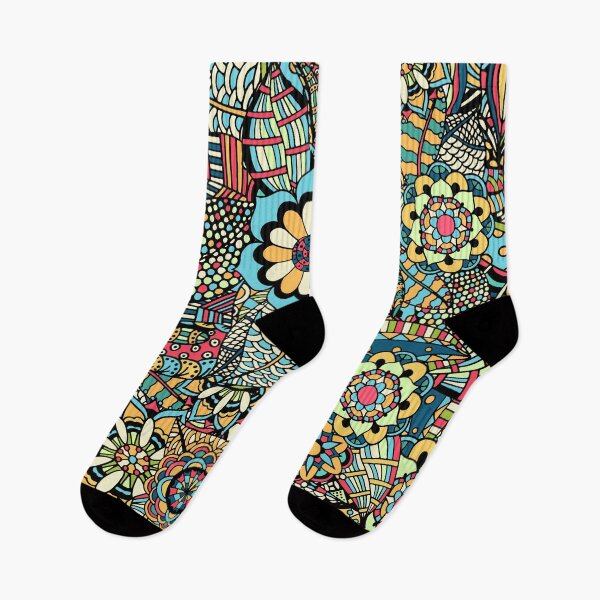 Item preview, Floral Summer Abstract Pattern 2 - Colourful nature plants - Illustration  designed and sold by KauzSL.