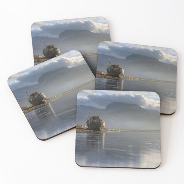 Item preview, Abandoned boat and Ben Nevis (Loch Linnhe) designed and sold by bitm2007.