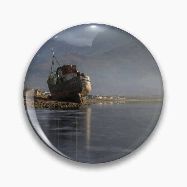 Item preview, Abandoned boat and Ben Nevis (Loch Linnhe) designed and sold by bitm2007.