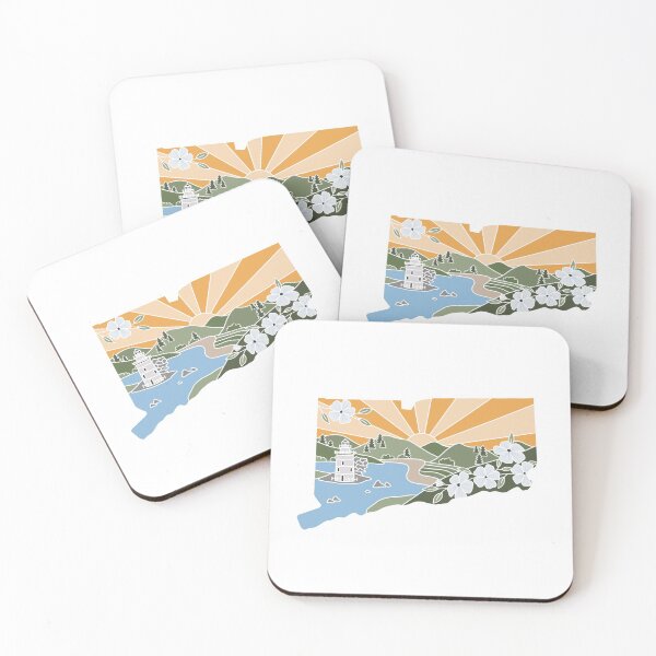Item preview, Connecticut Illustrated Graphic designed and sold by jamiemaher15.