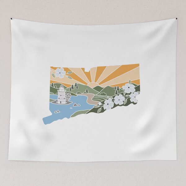 Item preview, Connecticut Illustrated Graphic designed and sold by jamiemaher15.