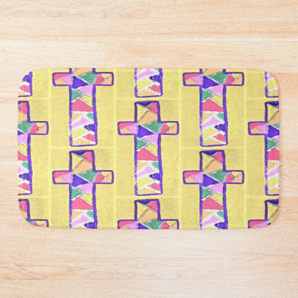 Item preview, Bright Colorful Cross designed and sold by craftsbydaphy.