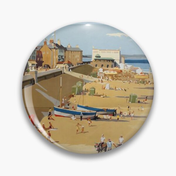 Item preview, Railway Poster Redcar designed and sold by stickart-marek.