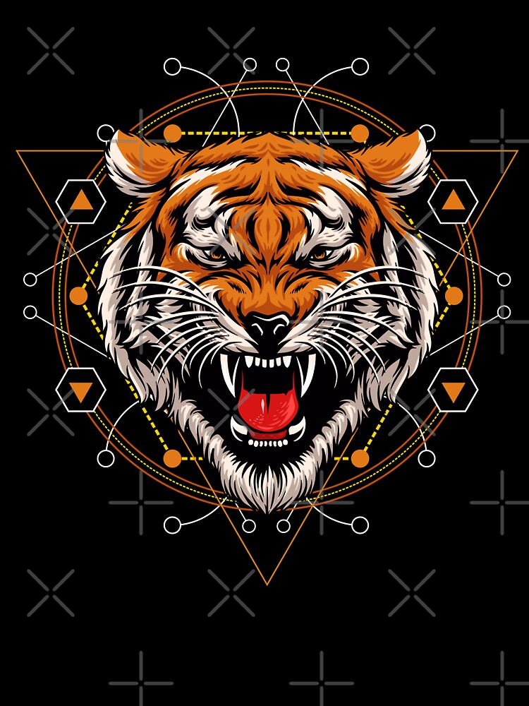 geometric tiger T-Shirt