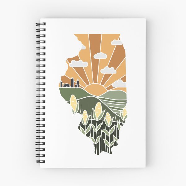 Item preview, Illinois Illustrated Graphic designed and sold by jamiemaher15.