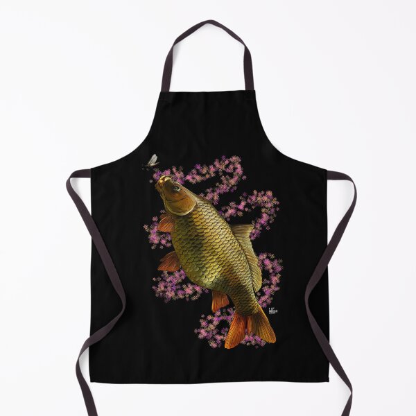 Item preview, Colored fly mirror carp designed and sold by InkFish Art.