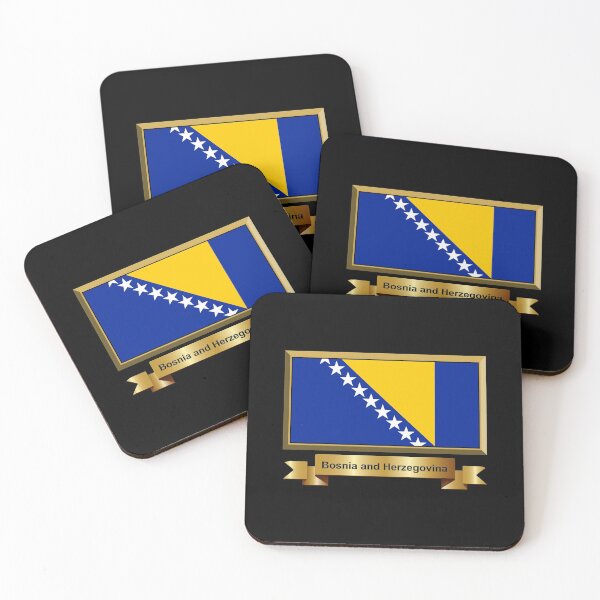 Item preview, Bosnia and Herzegovina Flag Gifts, Stickers & Products (N) designed and sold by mpodger.