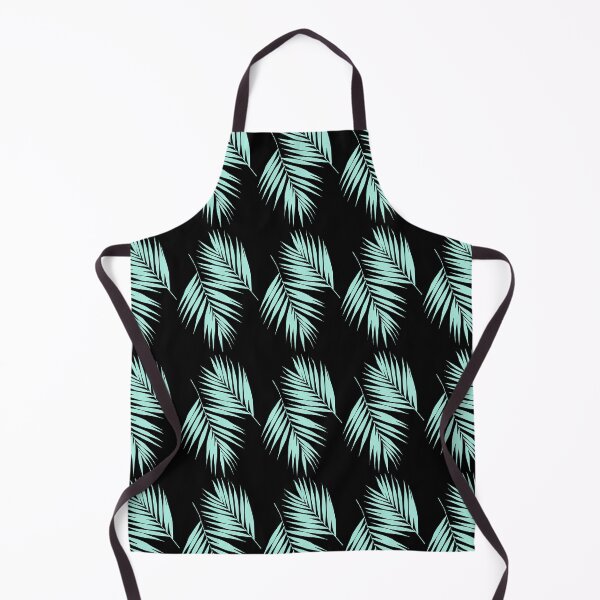 Item preview, Palm Leaves Pattern #2 #Mint #Black #decor #art designed and sold by Anita's & Bella's Art.