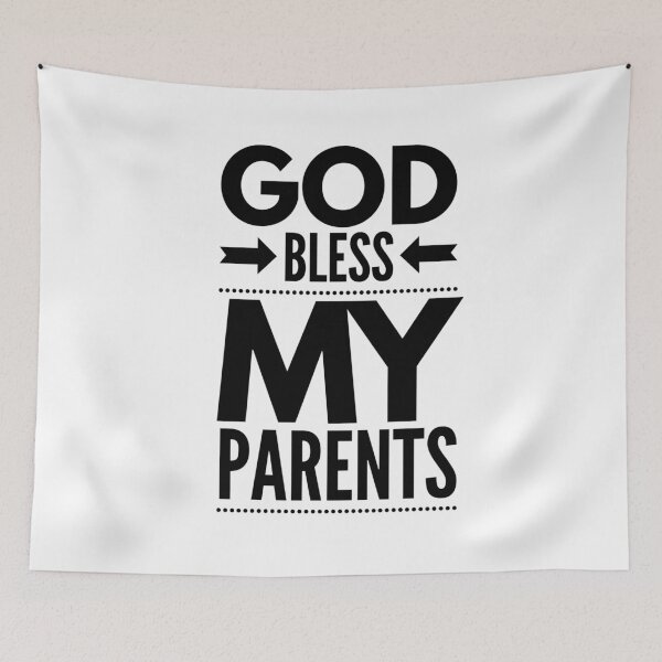 Item preview, GOD BLESS MY PARENTS - National Parents Day Wish designed and sold by junaid ali.