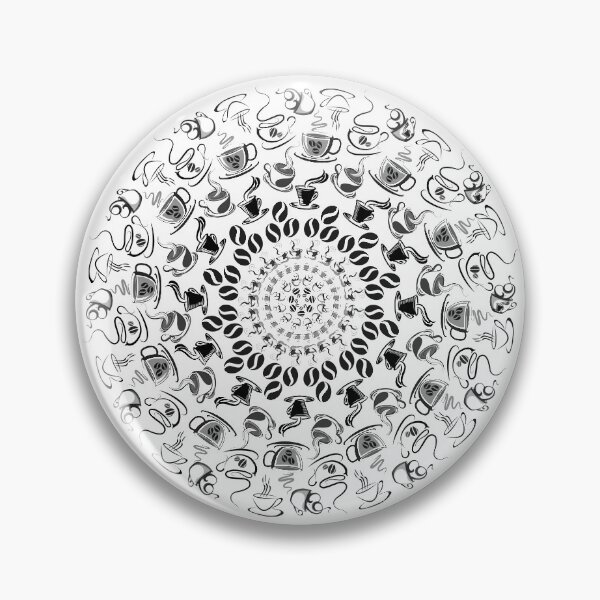 Item preview, Coffee mandala black designed and sold by joshuayule.