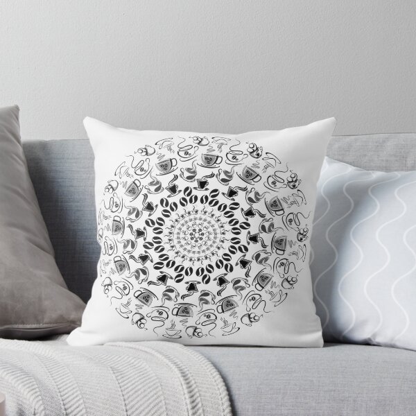 Item preview, Coffee mandala black designed and sold by joshuayule.