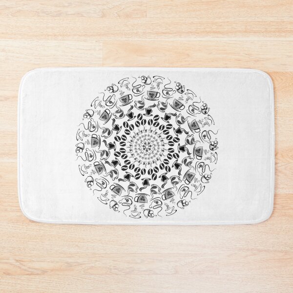 Item preview, Coffee mandala black designed and sold by joshuayule.