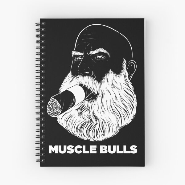 Item preview, Muscle Bull - White lines designed and sold by RobskiArt.