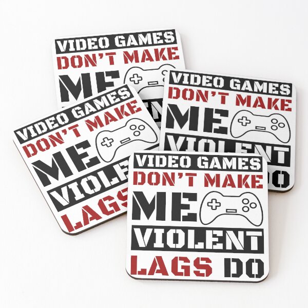 Item preview, Video Games Don't Make Me Violent designed and sold by Nick Krav.