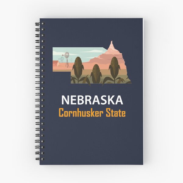 Item preview, Nebraska - The Cornhusker State - Bumper Sticker designed and sold by d1mology.