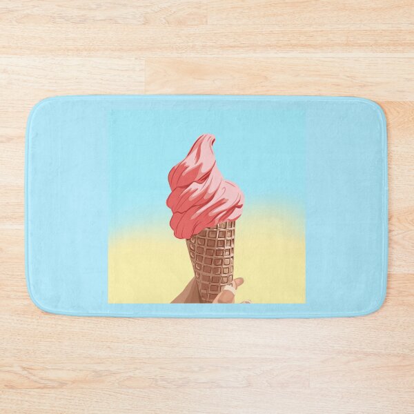 Item preview, pink ice cream digital illustration designed and sold by karinapezeshkan.