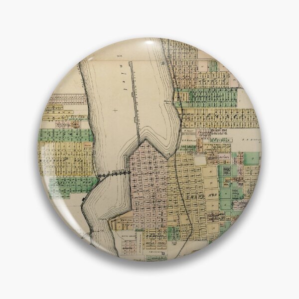 Item preview, Vintage Map of Olympia WA (1890) designed and sold by BravuraMedia.