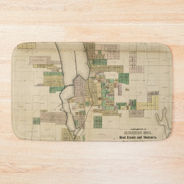Item preview, Vintage Map of Olympia WA (1890) designed and sold by BravuraMedia.