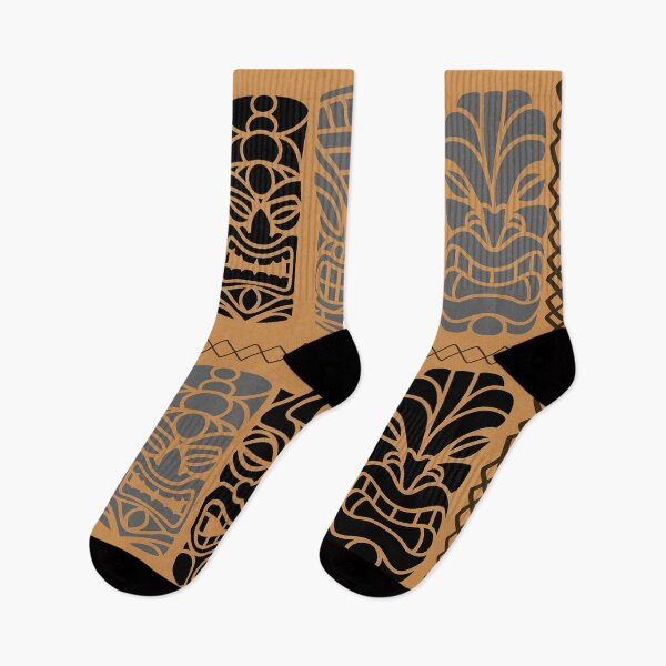 Item preview, tiki mask designs designed and sold by Dead-Famous.
