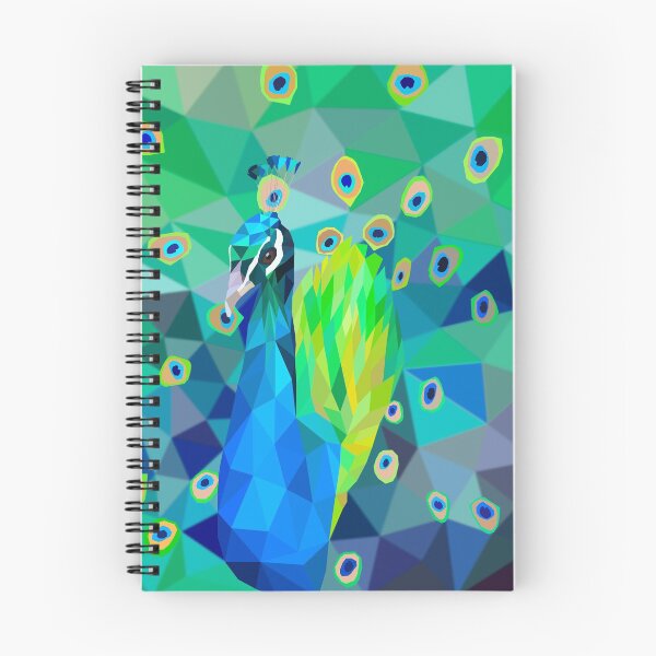 Item preview, Low Poly Peacock designed and sold by Sara Padilla.