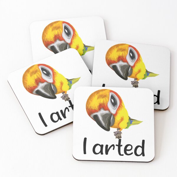 Item preview, I Arted Funny Parrot Art Graphic Colorful Artist Gift designed and sold by Designworking.