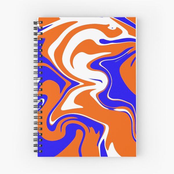 Artikelvorschau, Blau und Orange marmoriertes Design entworfen und verkauft von CanesGirl.