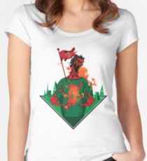 zombie power Women's Fitted Scoop T-Shirt
