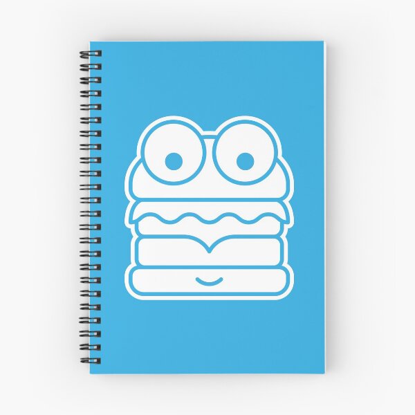 Item preview, Burger Face on Blue | Character designed and sold by npdstudio.