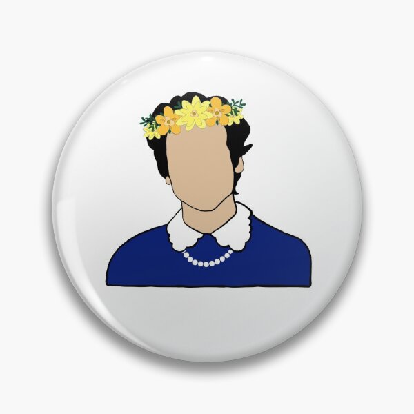 Item preview, Harry Styles with a flower crown designed and sold by ericajohn.