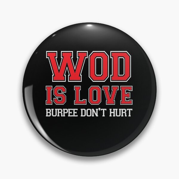 Item preview, WOD is love Funny T-shirt Men Womens Unisex Fitness Gym Lifting Burpees designed and sold by Talia  Jones.
