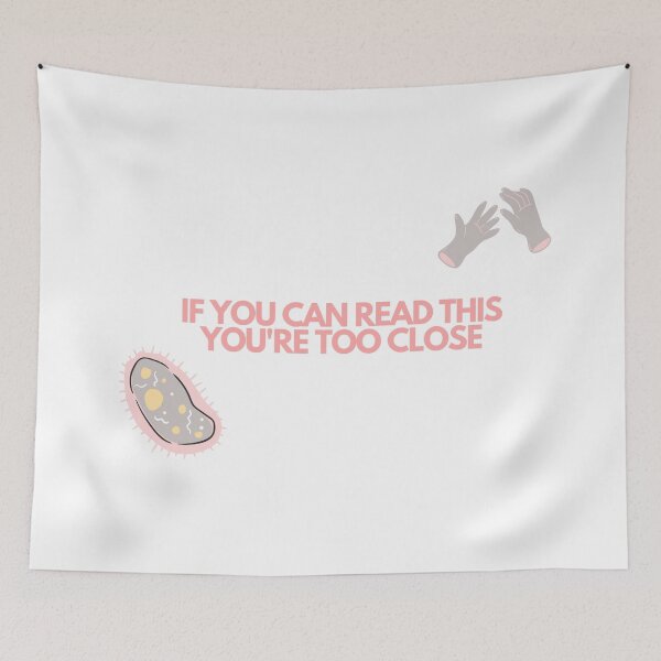 Item preview, Covid-19 Funny Message designed and sold by cloudedsunset.