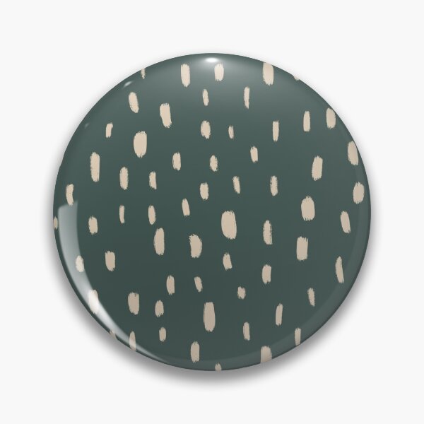 Item preview, Neutral Spotty Pattern in Dark Green  designed and sold by WildeandCo.