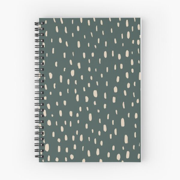 Item preview, Neutral Spotty Pattern in Dark Green  designed and sold by WildeandCo.