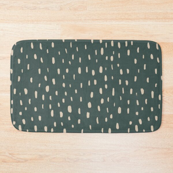 Item preview, Neutral Spotty Pattern in Dark Green  designed and sold by WildeandCo.