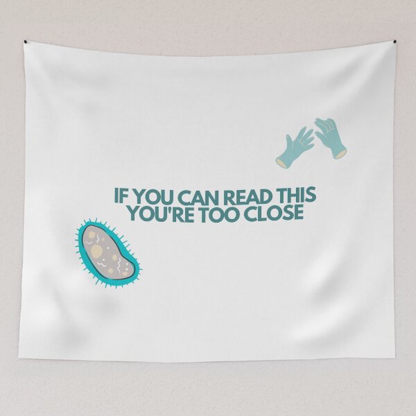 Item preview, Covid-19 Funny Message designed and sold by cloudedsunset.