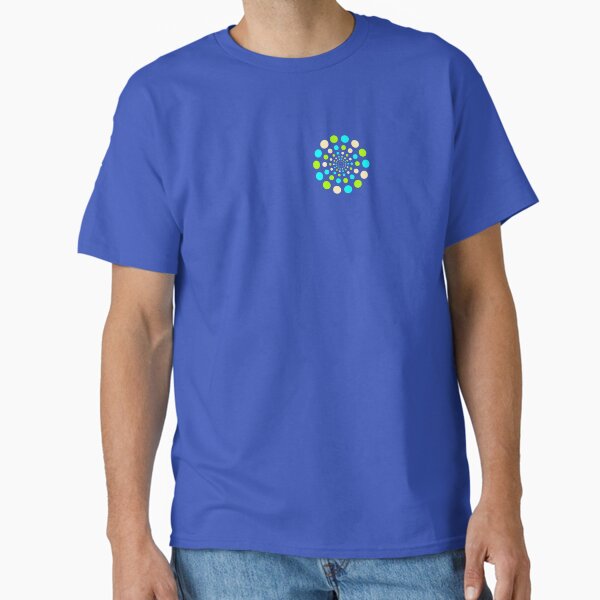 Vista previa del artículo con la obra «fondo azul punto verde azul», diseñado y vendido por miaterinka.