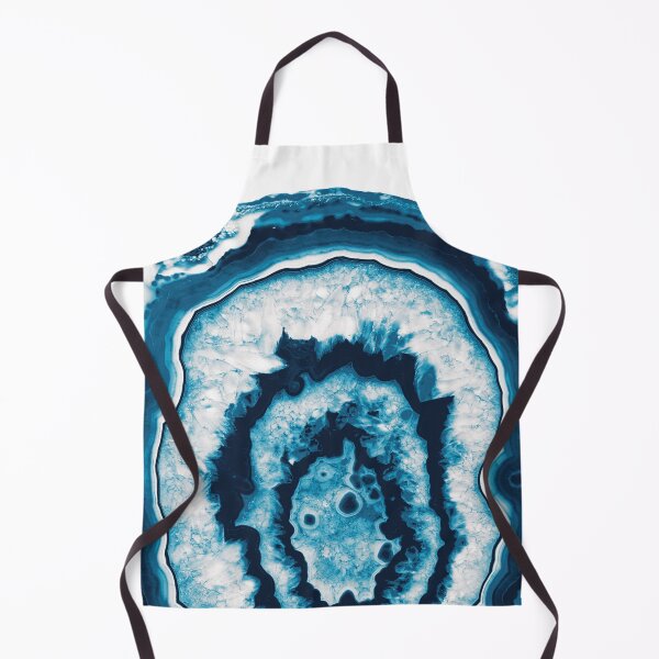 Item preview, Blue White Agate #1 #gem #decor #art  designed and sold by Anita's & Bella's Art.