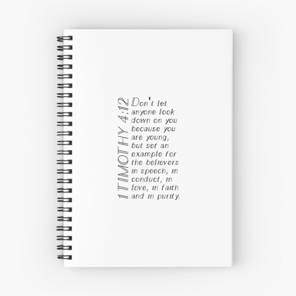 Item preview, 1 Timothy 4:12 Bible Verse designed and sold by AliBDesigns.