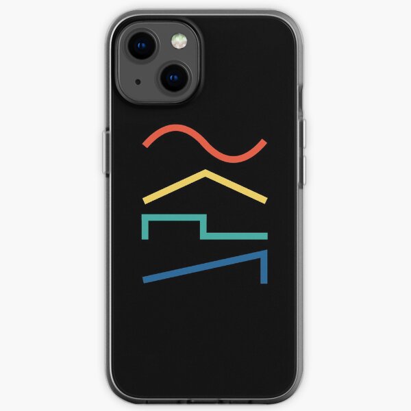 Audio Sine Waves - Oscillator Waveforms Synth Player iPhone Soft Case