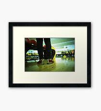 These Shoes Are Meant For Bowling - Lomo Framed Print