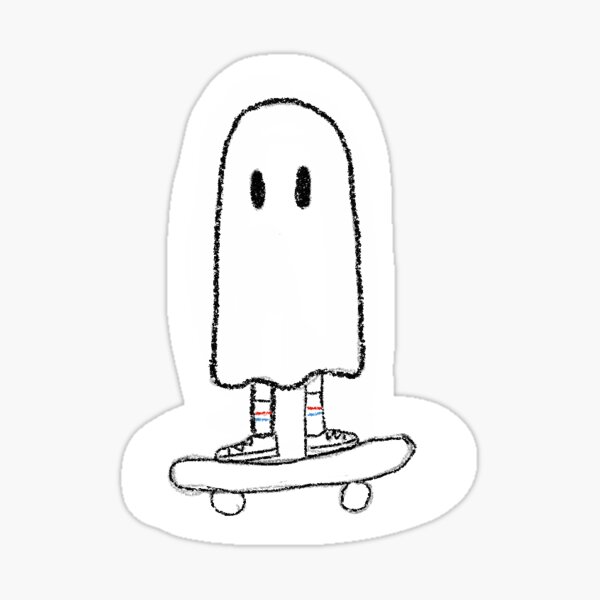 Ghost Boy Stickers Redbubble - ghost boy charles roblox