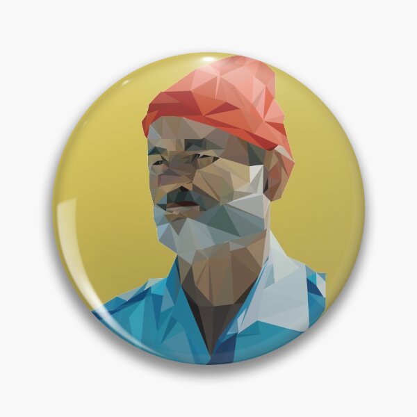 Item preview, The Life Aquatic with Steve Zissou geometric low poly portrait - Bill Murray designed and sold by SydneyKoffler.