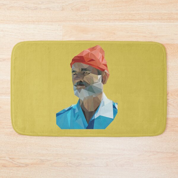 Artikelvorschau, Das Leben Aquatic mit Steve Zissou geometrisches niedriges Polyporträt - Bill Murray entworfen und verkauft von SydneyKoffler.